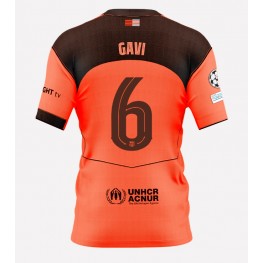 Barcelona Paez Gavi #6 Derde tenue 2025-26 Korte Mouw